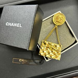  Chanel здесь Mark Vintage брошь сумка matelasse 95 P бренд мелкие вещи женский CHANEL булавка брошь аксессуары изначальный с коробкой 