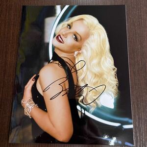 * yellowtail Tony s Piaa -z(Britney Spears) autograph attaching photograph certificate attaching 