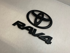 マットブラック/ピアノブラック　エンブレム　送料無料　ＭＸＡＡ５＃　ＲＡＶ４　リア２点セット　カーパーツ　純正　メッキ