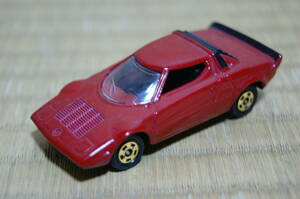 ■中古 ランチャ ストラトス ミニカー トミカ 日本製 S＝1/57 tomica LANCIA STRATOS MADE IN JAPAN 1977 TOMY No.F27 スーパーカー 当時物