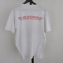 e246 90sビンテージ フルーツオブザルーム 半袖プリントTシャツ USA製■1990年代製 表記Lサイズ ホワイト 白 TOYOTA アメカジ 古着卸 古着_画像2