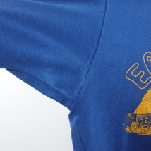 K384 80sビンテージ USA製 JERZEES ジャージーズ 半袖Tシャツ■1980年代製 表記Sサイズ ブルー アメカジ 古着 古着卸 激安 希少 90s 70s_画像6