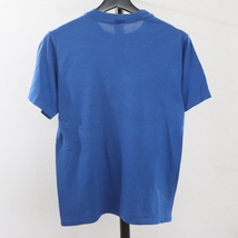 K384 80sビンテージ USA製 JERZEES ジャージーズ 半袖Tシャツ■1980年代製 表記Sサイズ ブルー アメカジ 古着 古着卸 激安 希少 90s 70s_画像2