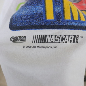 K398 2000年製ビンテージ CHASE 半袖プリントTシャツ■00s 表記Mサイズ ホワイト 白 レーシング NASCAR ジェフゴードン アメカジ 古着卸の画像6
