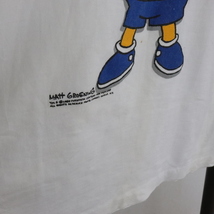 V418 80sビンテージ ONEITA USA製 シンプソンズ プリントTシャツ■1980年代製 表記Boy,sLサイズ ホワイト 古着 アメカジ トップス 90s_画像5