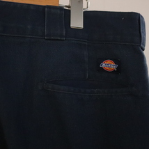 N293 2000年代製 Dickies ワークパンツ■00s XLサイズぐらい ネイビー アメカジ ディッキーズ 無地 シンプル 古着 古着卸 80s 90s_画像3