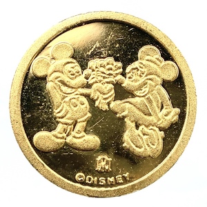 ディズニー金貨 24金 純金 1g コイン イエローゴールド コレクション Gold