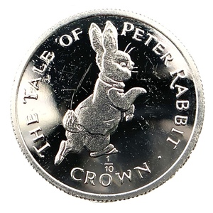  Peter Rabbit gold coin Elizabeth woman .1/5 ounce 1995 year 3.1g platinum 999 collection Gold