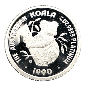  koala platinum . Australia 1990 year 3.1g platinum PT999 collection 