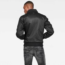 1円/秋冬/G-STAR RAW/XSサイズ/ミリタリー ブルゾン BOLLARD BOMBER D13985-6578 レザーポケット 襟ボア 中綿 新品/黒/ブラック/ia116/_画像10