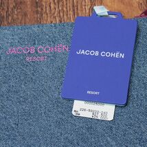 1円/JACOB COHEN/ハンドバッグ U A R04 01 デニム ウォッシュ加工 クラッチ ポーチ イタリア製 カバン 新品/青×ピンク/ic645/_画像5