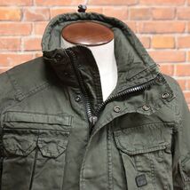 1円/G-STAR RAW/XXSサイズ/ミリタリー ブルゾン OSPAK FIELD JKT D15498-9740 ガーメントダイ 渋い ワイルド 新品/カーキ/ia136/_画像3