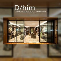 1円/D/him/48サイズ/ドレス シャツ ストレッチ◎ SOMELOS社ブロード 無地 カッタウェイ 上品 キレカジ 長袖 新品/青/ブルー/ga164/_画像7