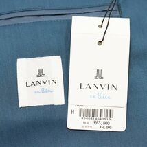 1円/春夏/LANVIN en Bleu/50Xサイズ/プリーツ カラージャケット 清涼 リネン混 無地 アンコン リゾート 新品/緑/グリーン/gf103/_画像7