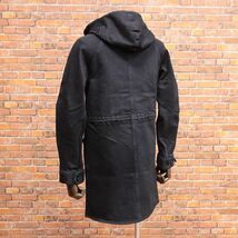 1円/G-STAR RAW/Sサイズ/デニム コート STRETT HDD PARKA D08082-B479 ストレッチ伸縮 ウォッシュ加工 ワイルド 新品/黒/ブラック/ia170/_画像2