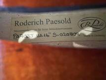 ビオラ【楽器店出品】ドイツ製 Roderich Paesold No.703J size15,8 完全整備済！ペゾルト製上質弓付属！参考価格40万円程が特別価格に！_画像7