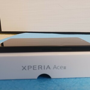 2 未使用に近い 送料込 Xperia Ace III A203SO SIMロック解除済み バッテリー 良好 ブラック DSDV ACE3 白ロム SIMフリーの画像4