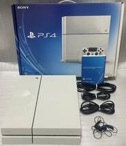 PlayStation4 CUH-1100A グレイシャーホワイト 500GBプレステ本体動作品_画像1