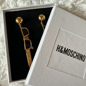 イヤリング　H&MOSCHINO モスキーノ　サングラス　ゴールド　H&M