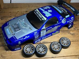 チームサムライFC3S 1/10RC (D1仕様)ドリフトボディ