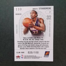 2002-03 FLEER AUTHENTIX Club Box A.Stoudemire (/100)_画像2