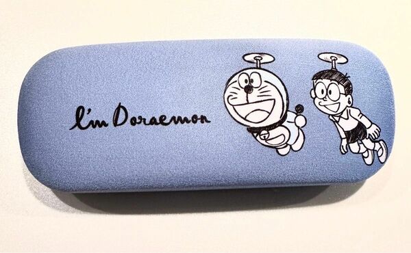 ドラえもん　メガネケースとクロスのセット　I’m Doraemon シンプル