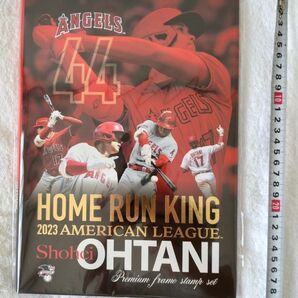 未開封 大谷翔平 ホームラン王獲得記念 プレミアム フレーム スタンプ セット 2023 HOME RUN KING ANGELS