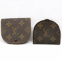 DKG★送料無料★訳あり LOUIS VUITTON ルイ ヴィトン モノグラム 馬蹄型 コインケース ルイヴィトン 小銭入れ 計2点_画像1