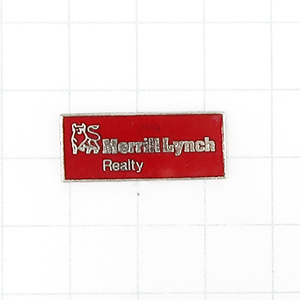 DKG★ PINS ピンズ フランス ピンバッチ ピンバッジ ピンバッヂ P818　Marrill Lynch　Realty　メリルリンチ　投資銀行