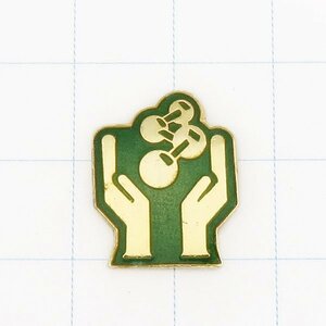 DKG★PINS ピンズ ピンバッチ ピンバッジ ピンバッヂ フランス P1697　手　手のひら　緑　グリーン