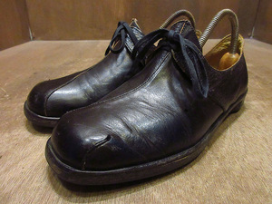 CYDWOQ●ハンドメイドレザーシューズ黒size 40●240310i1-m-dshs-255cmサイドウォック革靴USA製ブラック