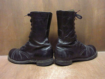 ビンテージ50's●U.S.ARMYジャンプブーツ黒size 11 R●240311j2-m-bt-29cm軍モノミリタリー古着1950s_画像4