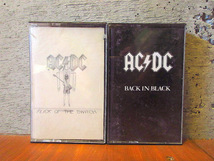 AC/DCカセットテープ4点セット●240313k7-otclctアナログエーシー・ディーシーロックバンド音楽ミュージック_画像3