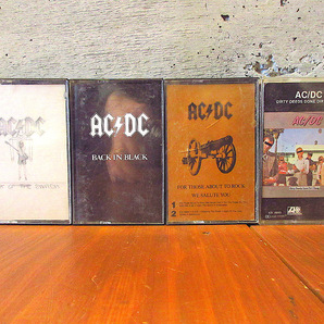 AC/DCカセットテープ4点セット●240313k7-otclctアナログエーシー・ディーシーロックバンド音楽ミュージックの画像1