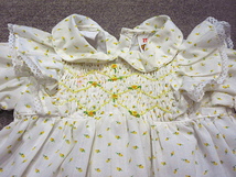 ビンテージ70's●Winnie the Poohキッズ小花柄レース入り半袖チュニックsize 2T●240327c4-k-sssh 1970s子供服トップス古着ワンピース_画像3