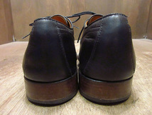 ビンテージ●FRYE Uチップシューズ黒size 10 1/2 M●240331i1-m-dshs-285cmフライモックトゥワークブーツオックスフォード革靴USA製_画像3