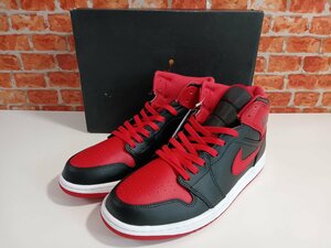 Nike Nike Air Jordan 1 Mid Bred Toe DQ6426-060 29.0 箱付き 美品 ユーズド