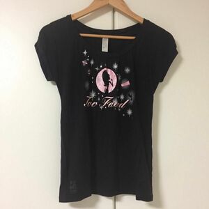 ユニクロ　UT Tシャツ　プリント　黒　ブラック　ピンク　半袖　パフスリーブ　GU ロゴTシャツ　