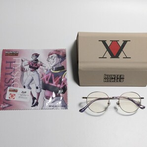 Zoff HUNTER×HUNTER ヒソカ モデル メガネ ブルーライトカットレンズ入り 度なしの画像1