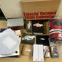 矢沢永吉 E.YAZAWA グッズ 関連商品 カレンダー タンブラー ポストカード ポーチ 毛布 時計 など コレクション品 セット まとめて_画像1