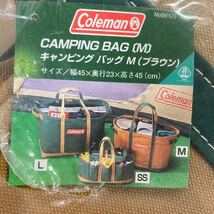 未使用 Coleman コールマン キャンプ バック 3点 セット まとめて_画像9