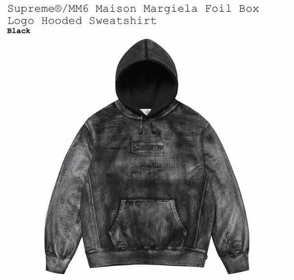 Supreme x MM6 Maison Margiela Foil Box Logo Lサイズ