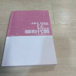 大学1・2年生のためのすぐわかる線形代数　石綿夏委也著　東京図書　カバーなし