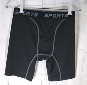 16 01787 * compression men's Short power pants L black [ outlet ]