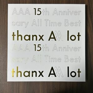 【初回生産限定盤】AAA 15th Anniversary All Time Best -thanx AAA lot-（5枚CD)