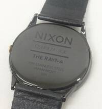 【中古動作品】★NIXON THE RAYNA ニクソン レイナ クォーツ 腕時計 ユニセックス ブラック べっ甲柄 JAPAN MOV'T 取扱説明書付_画像2