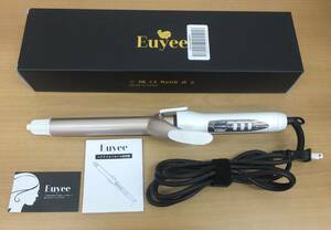 【中古動作品・現状品】★Euyee ヘアアイロンカール　HS-709　元箱・取扱説明書付