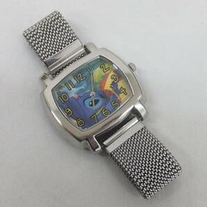 【中古動作品】★Disney T&G ディズニー スティッチ 3針クォーツ 腕時計 伸縮ベルトの画像3