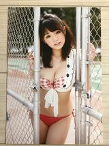 篠崎愛 厚手ラミネート加工 保存用 写真集 切り抜き ロリ巨乳 グラビアアイドル A4 8ページ YC1002_画像7