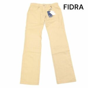 未使用★ FIDRA フィドラ 通年 コットン ストレッチ♪ 5P パンツ スラックス Sz.M　レディース ゴルフ キャメル　K4B00181_2#R